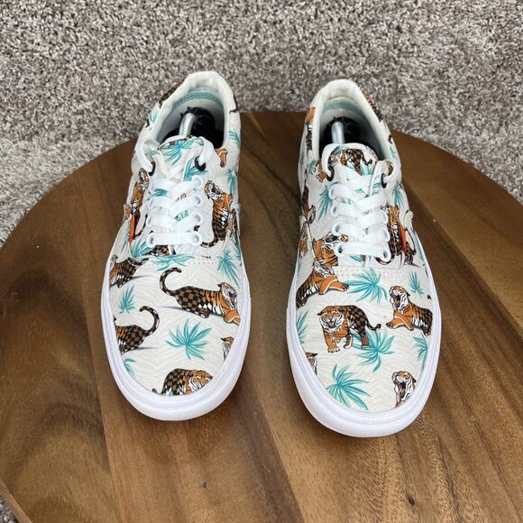 Vans Mens Size 8.5 Discovery Comfycush Era Project Cat Multicolor Tiger Sneakers - Picture 3 of 8